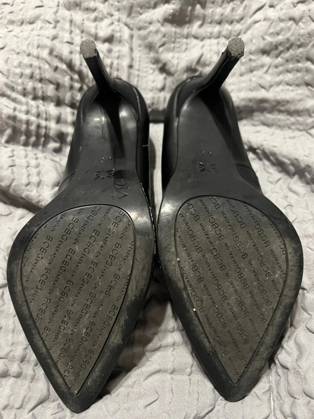 BCBGeneration Black Pointed Toe Pumps - Picture 3 of 4